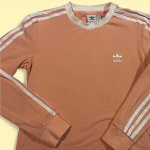Adidas Coral Crewneck with White Accents
